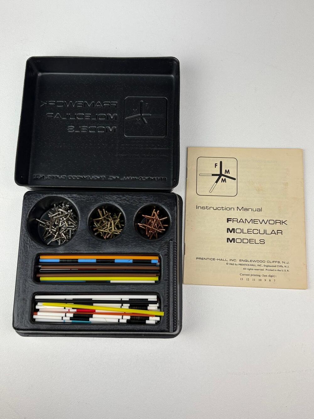 Vintage 1965 Prentice Hall Inc Framework Molecular Model Chemistry Education